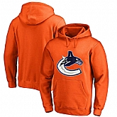 Men's Customized Vancouver Canucks Orange All Stitched Pullover Hoodie,baseball caps,new era cap wholesale,wholesale hats